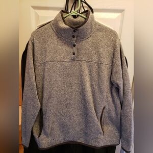 Eddie Bauer mock neck fleece jacket